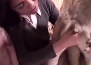 Stepfamily bestiality sexual relations with lots of licking