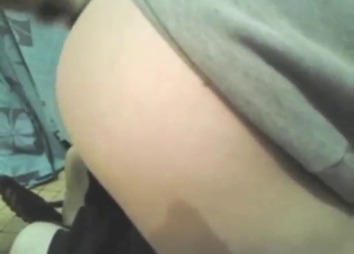 Heavy zoophile gets licked and then fucked by a dog