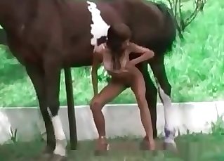 Slim doll sucks her nice stallion